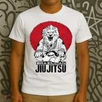 Brazilian Jiu Jitsu BJJ MMA Fighter Jiujitsu Funny Lion T-Shirt thumb 3