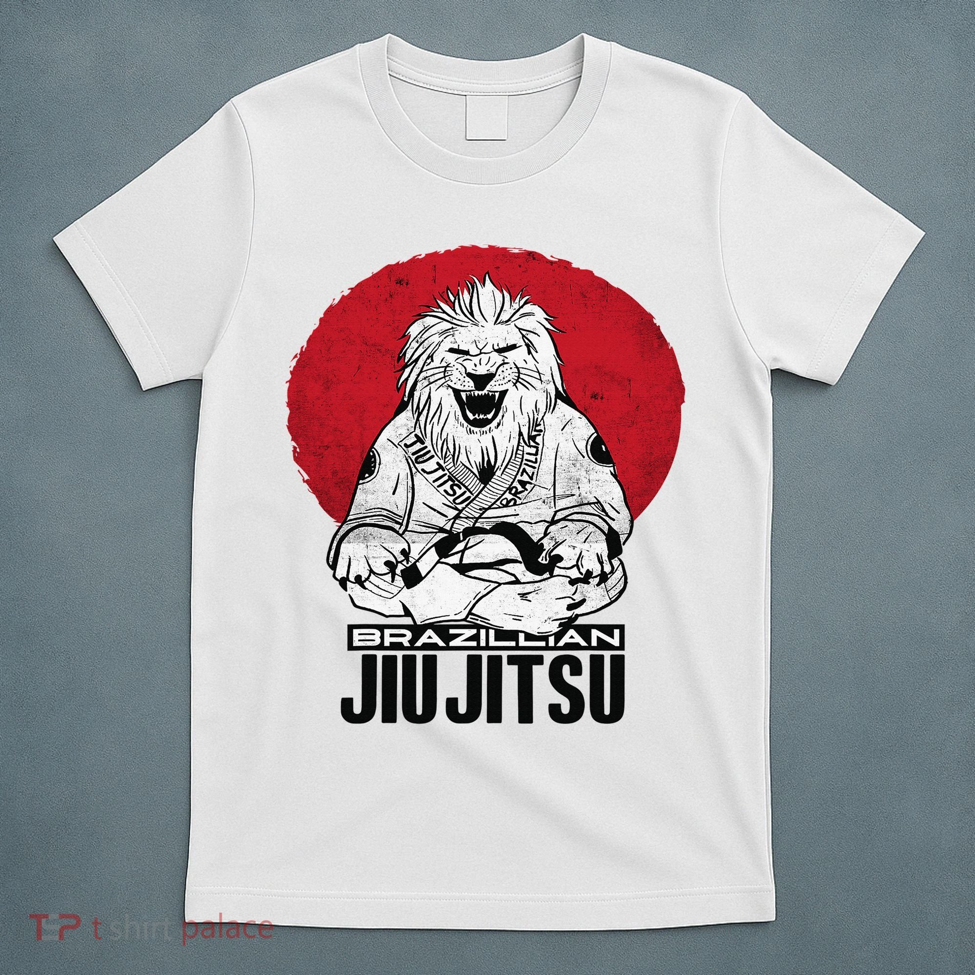 Brazilian Jiu Jitsu BJJ MMA Fighter Jiujitsu Funny Lion T-Shirt
