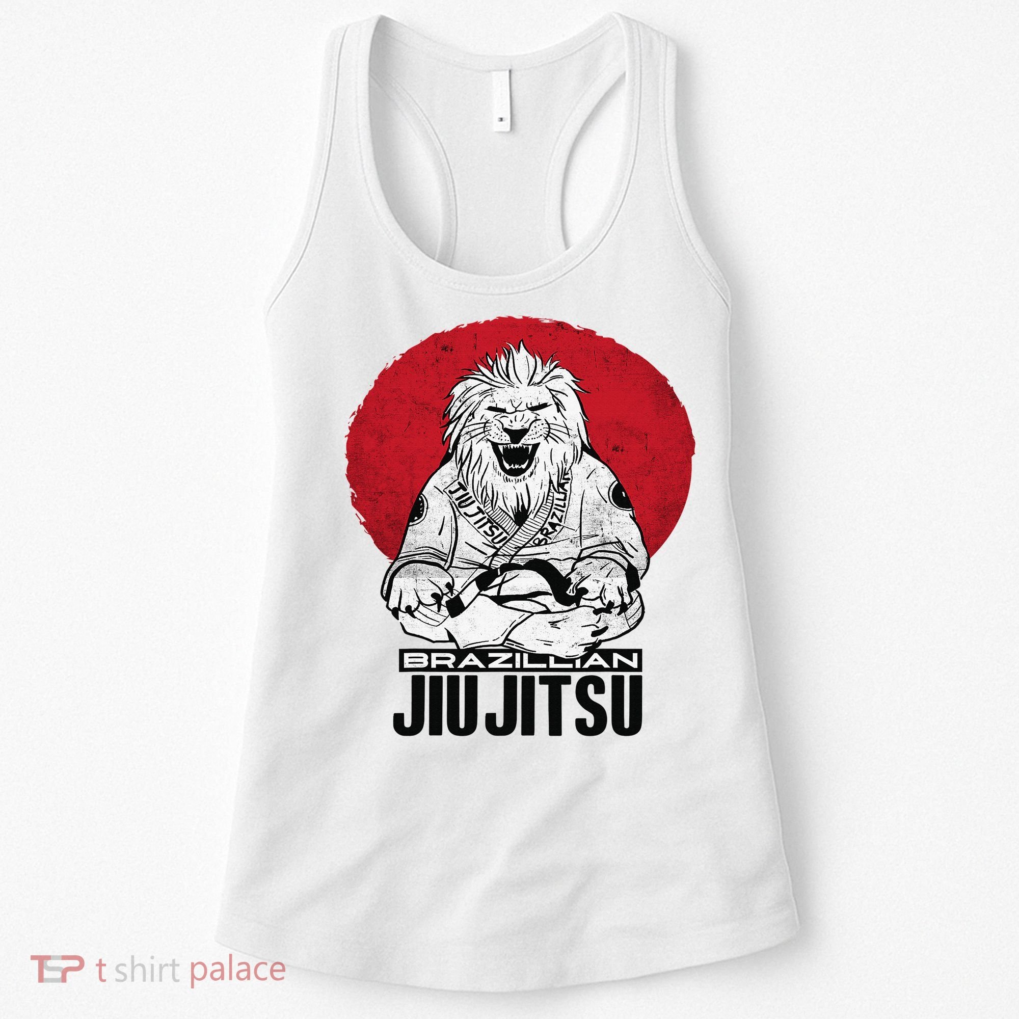 Brazilian Jiu Jitsu BJJ MMA Fighter Jiujitsu Funny Lion Women's Tank Top