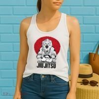 Brazilian Jiu Jitsu BJJ MMA Fighter Jiujitsu Funny Lion Women's Tank Top thumb 2