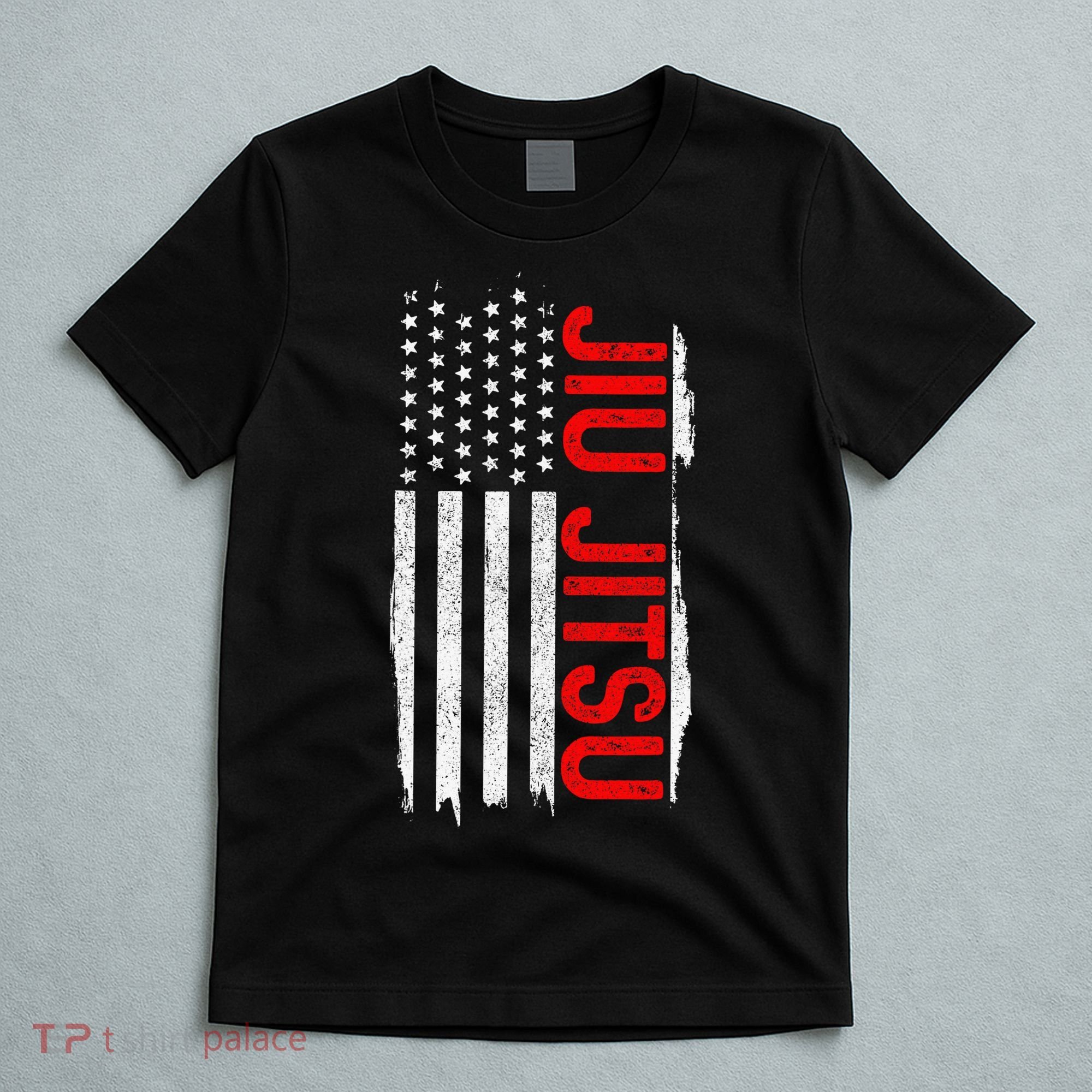 Brazilian Jiu Jitsu Stars & Stripes Rank BJJ Flag T-Shirt