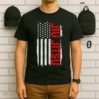 Brazilian Jiu Jitsu Stars & Stripes Rank BJJ Flag T-Shirt thumb 6