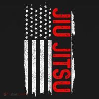Brazilian Jiu Jitsu Stars & Stripes Rank BJJ Flag Women's Hoodie thumb 2