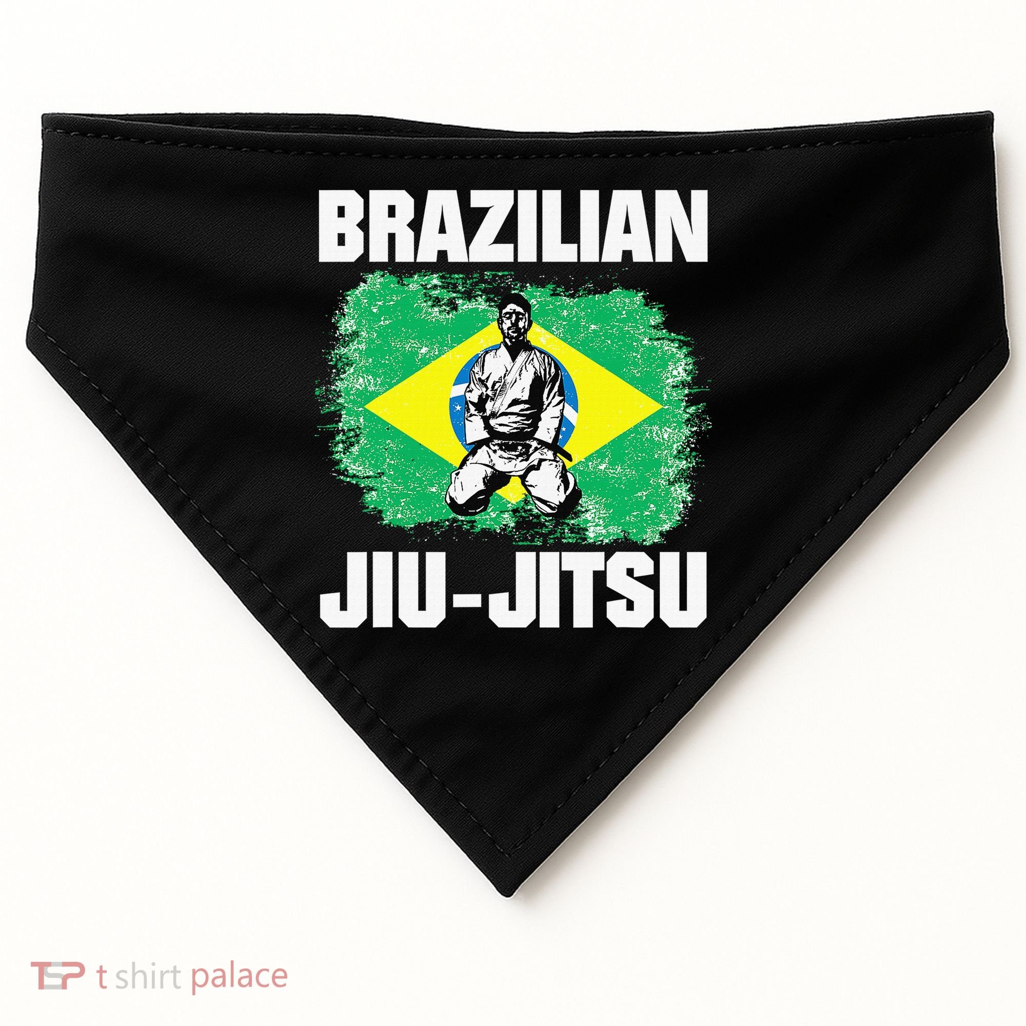 Brazilian Jiu Jitsu Established 1925 BJJ Gift MMA Fighter USA-Made Doggie Bandana
