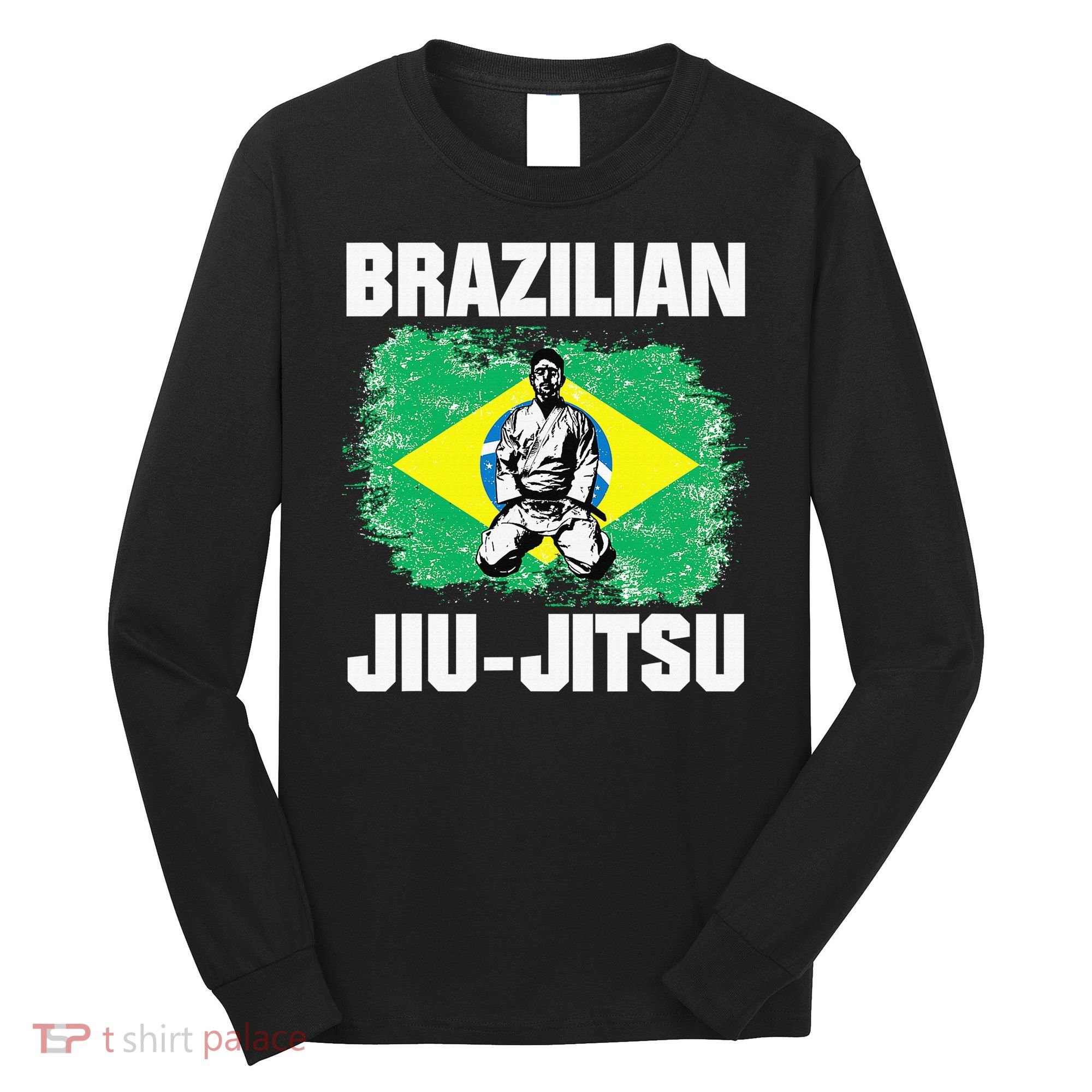 Brazilian Jiu Jitsu Established 1925 BJJ Gift MMA Fighter Long Sleeve Shirt