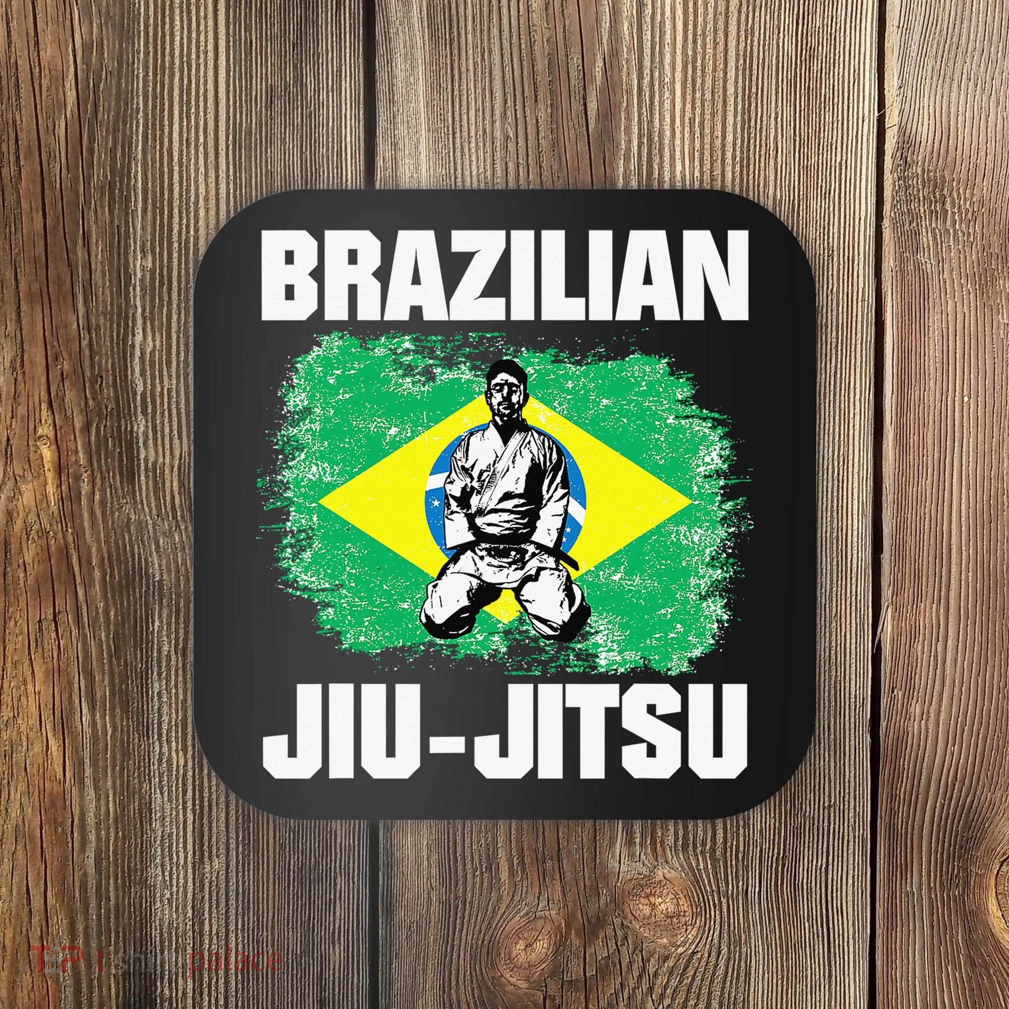 Brazilian Jiu Jitsu Established 1925 BJJ Gift MMA Fighter Coaster
