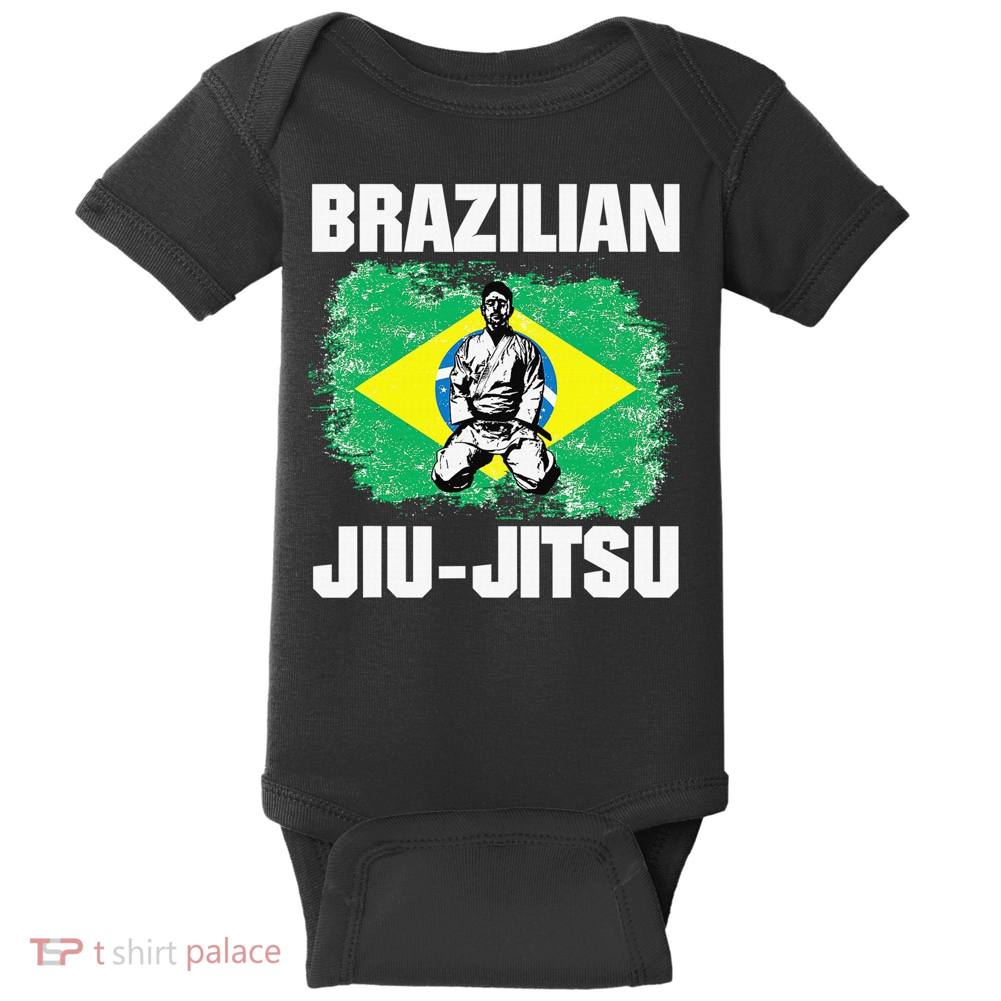 Brazilian Jiu Jitsu Established 1925 BJJ Gift MMA Fighter Baby Bodysuit