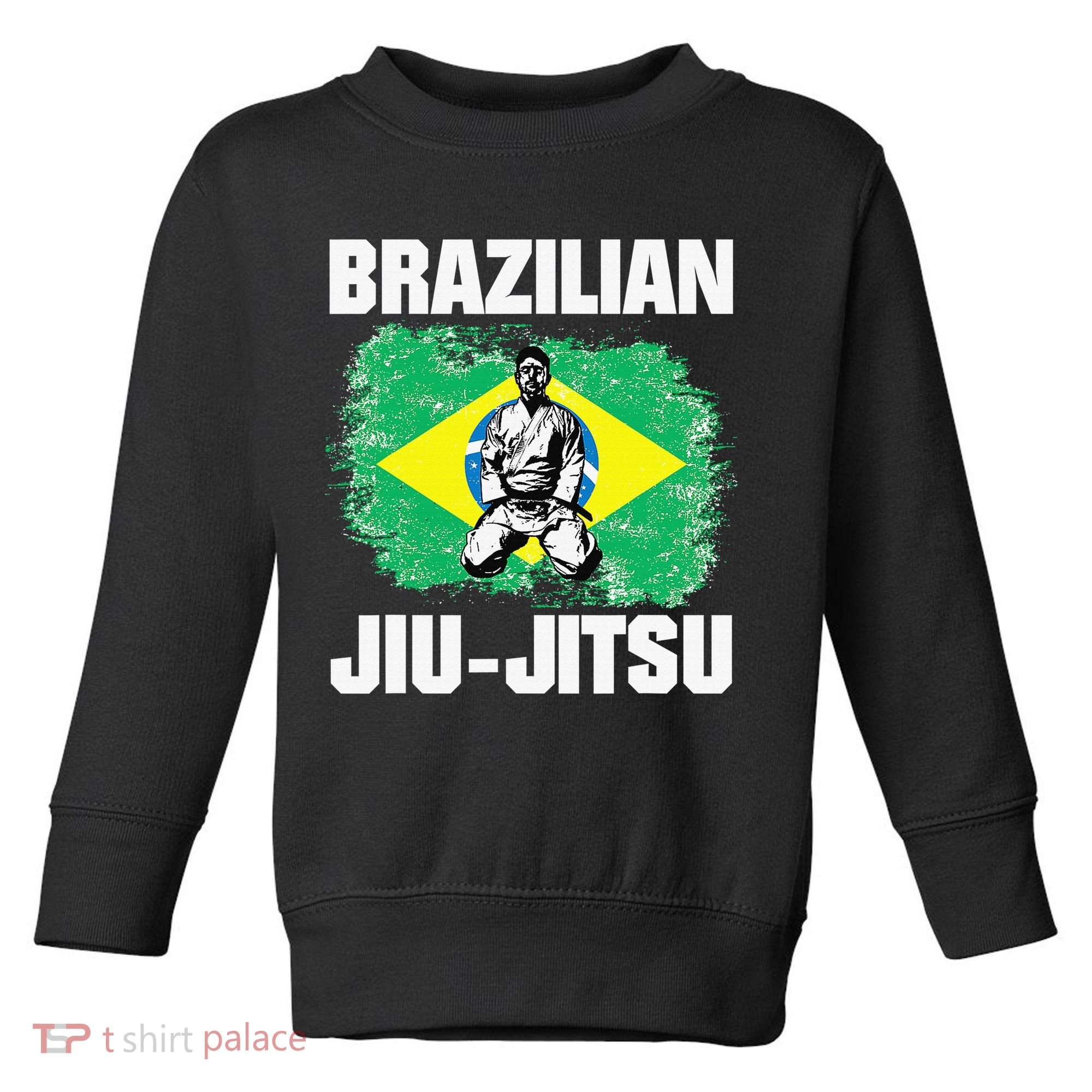 Brazilian Jiu Jitsu Established 1925 BJJ Gift MMA Fighter Toddler Sweatshirt