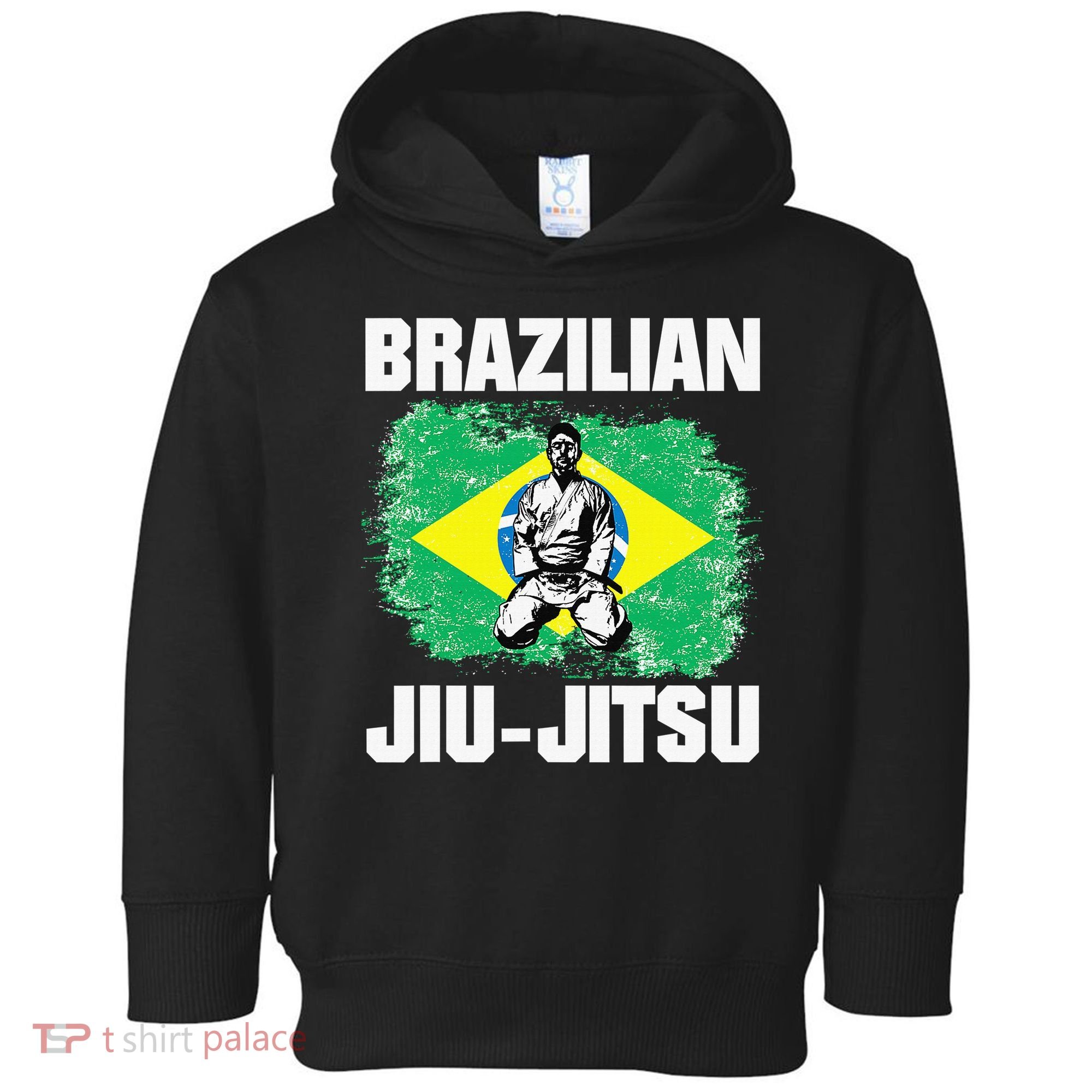 Brazilian Jiu Jitsu Established 1925 BJJ Gift MMA Fighter Toddler Hoodie