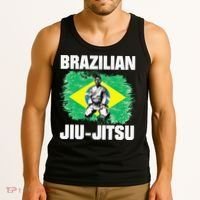Brazilian Jiu Jitsu Established 1925 BJJ Gift MMA Fighter Tank Top thumb 3