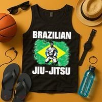 Brazilian Jiu Jitsu Established 1925 BJJ Gift MMA Fighter Tank Top thumb 4