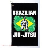 Brazilian Jiu Jitsu Established 1925 BJJ Gift MMA Fighter Golf Towel thumb 0