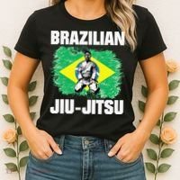 Brazilian Jiu Jitsu Established 1925 BJJ Gift MMA Fighter Women's T-Shirt thumb 2