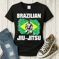 Brazilian Jiu Jitsu Established 1925 BJJ Gift MMA Fighter Women's T-Shirt thumb 3
