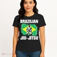 Brazilian Jiu Jitsu Established 1925 BJJ Gift MMA Fighter Women's T-Shirt thumb 4
