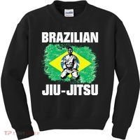 Brazilian Jiu Jitsu Established 1925 BJJ Gift MMA Fighter Kids Sweatshirt thumb 0