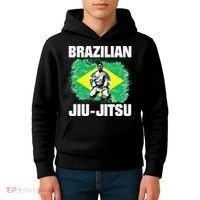 Brazilian Jiu Jitsu Established 1925 BJJ Gift MMA Fighter Kids Hoodie thumb 4