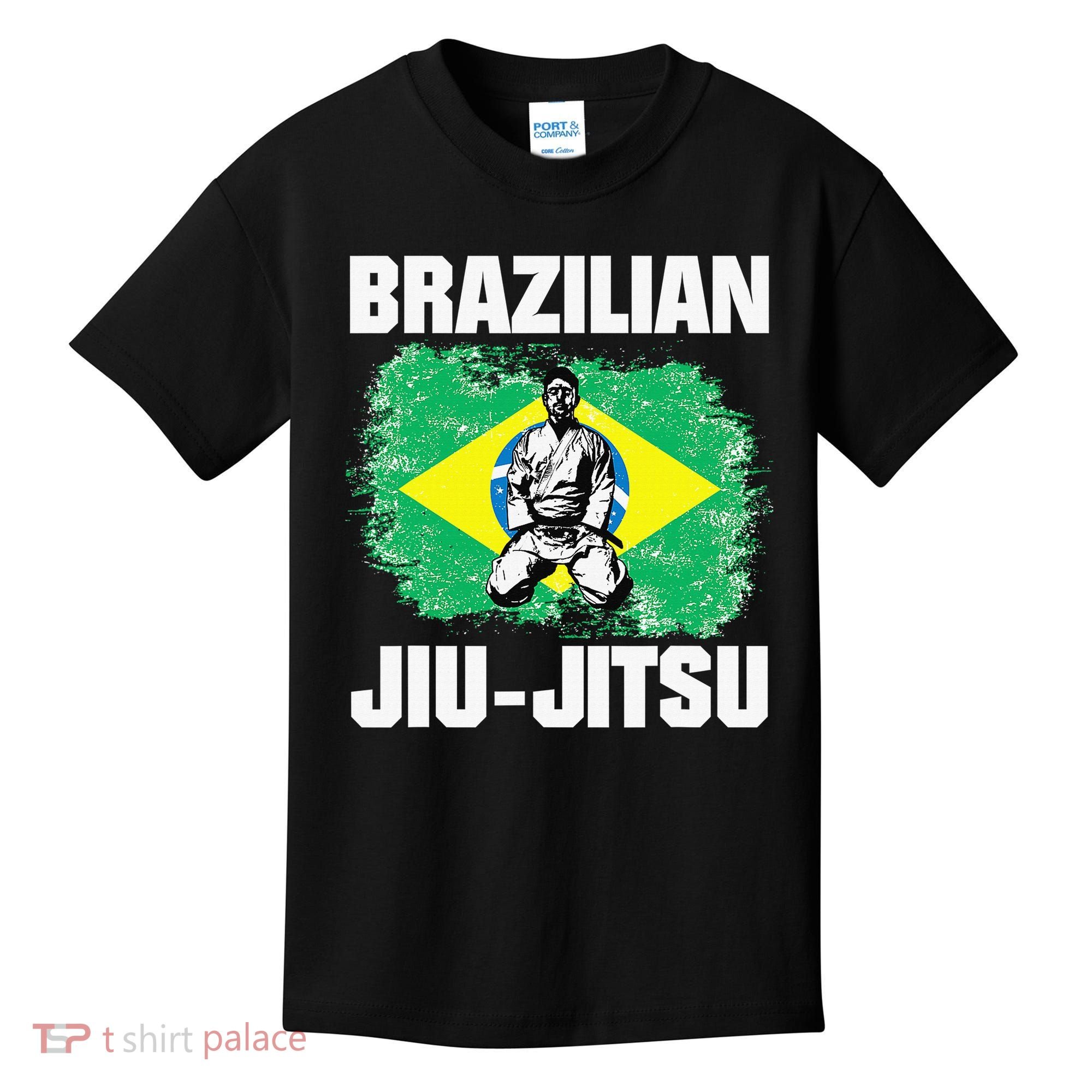 Brazilian Jiu Jitsu Established 1925 BJJ Gift MMA Fighter Kids T-Shirt