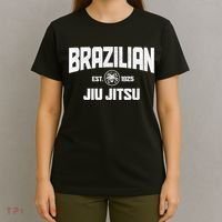 Brazilian Jiu Jitsu Established 1925 BJJ Gift MMA Fighter T-Shirt thumb 4