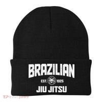 Brazilian Jiu Jitsu Established 1925 BJJ Gift MMA Fighter Beanie thumb 0