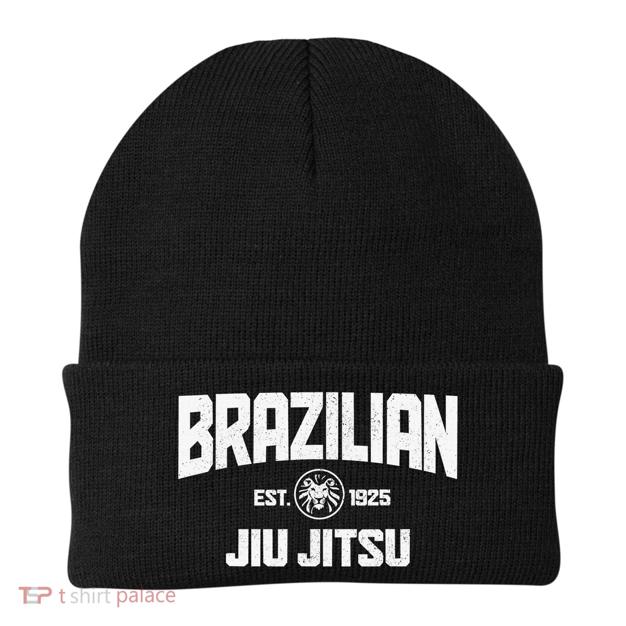 Brazilian Jiu Jitsu Established 1925 BJJ Gift MMA Fighter Beanie