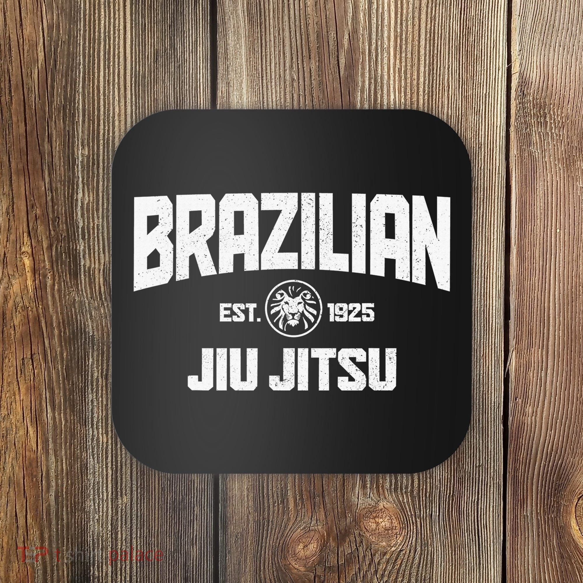 Brazilian Jiu Jitsu Established 1925 BJJ Gift MMA Fighter Coaster