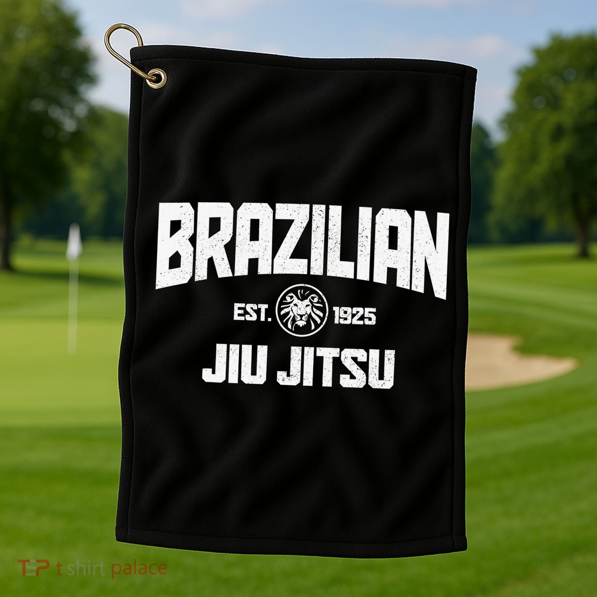 Brazilian Jiu Jitsu Established 1925 BJJ Gift MMA Fighter Golf Towel
