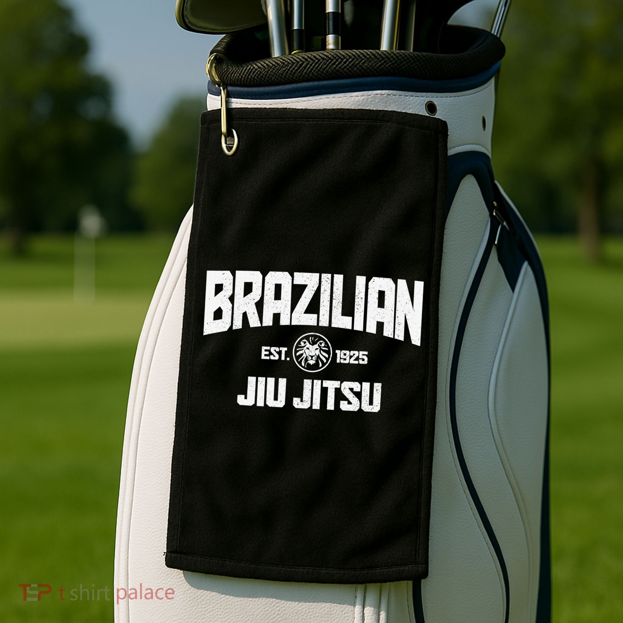 Brazilian Jiu Jitsu Established 1925 BJJ Gift MMA Fighter Golf Towel