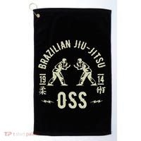Brazilian Jiu Jitsu Arte Suave Oss Bjj Golf Towel thumb 0
