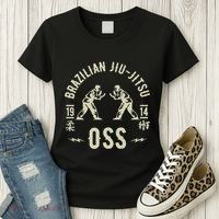 Brazilian Jiu Jitsu Arte Suave Oss Bjj Women's T-Shirt thumb 3