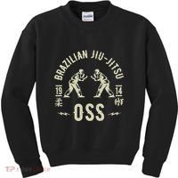 Brazilian Jiu Jitsu Arte Suave Oss Bjj Kids Sweatshirt thumb 0