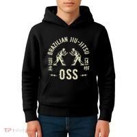 Brazilian Jiu Jitsu Arte Suave Oss Bjj Kids Hoodie thumb 4