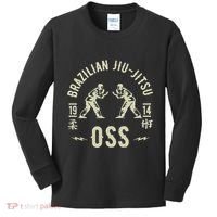 Brazilian Jiu Jitsu Arte Suave Oss Bjj Kids Long Sleeve Shirt thumb 0