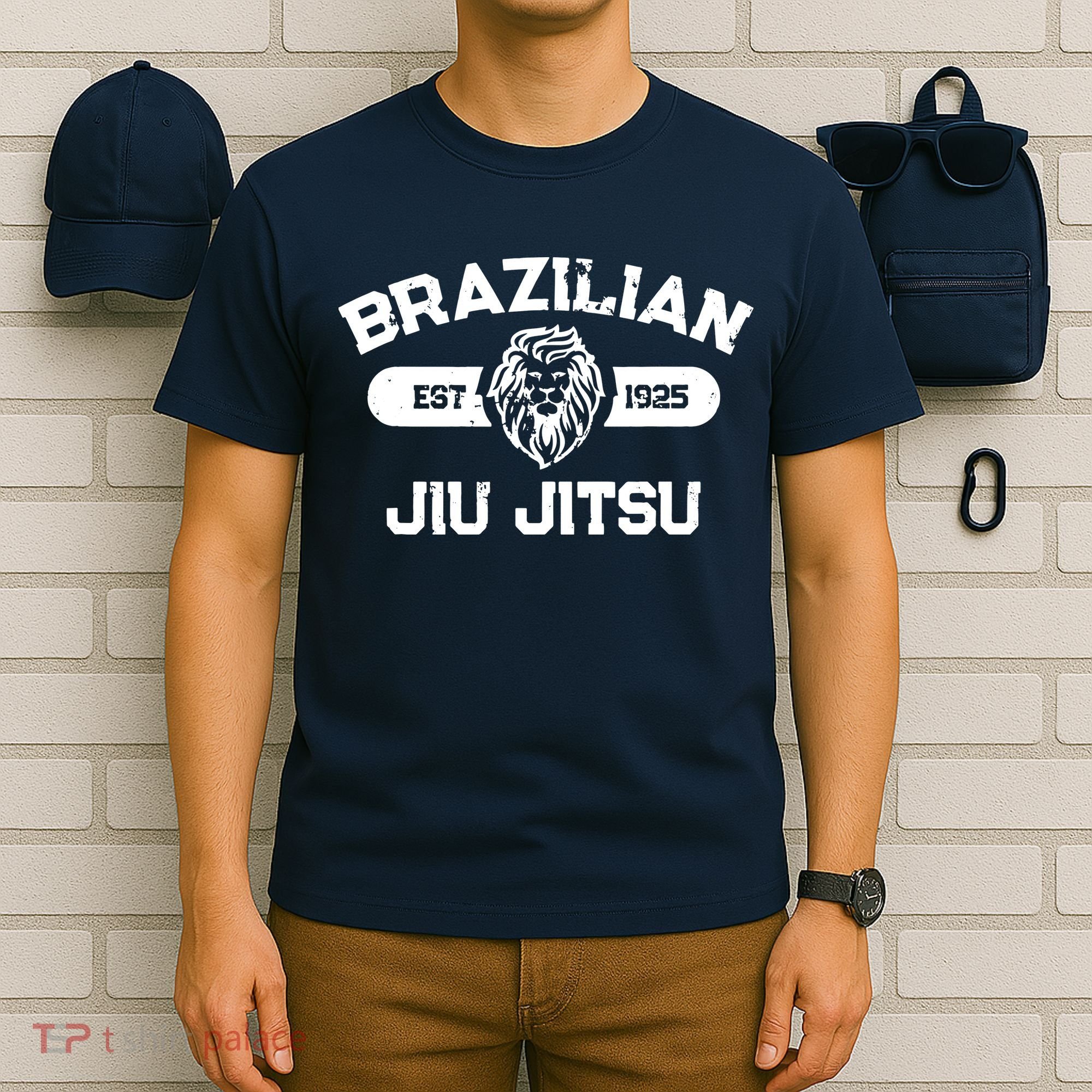 Brazilian Jiu Jitsu Established 1925 BJJ Gift MMA Fighter T-Shirt
