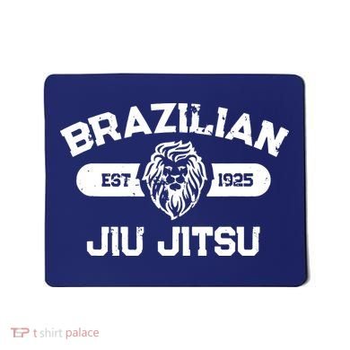 Brazilian Jiu Jitsu Established 1925 BJJ Gift MMA Fighter Mousepad