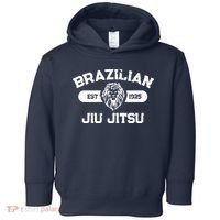 Brazilian Jiu Jitsu Established 1925 BJJ Gift MMA Fighter Toddler Hoodie thumb 0