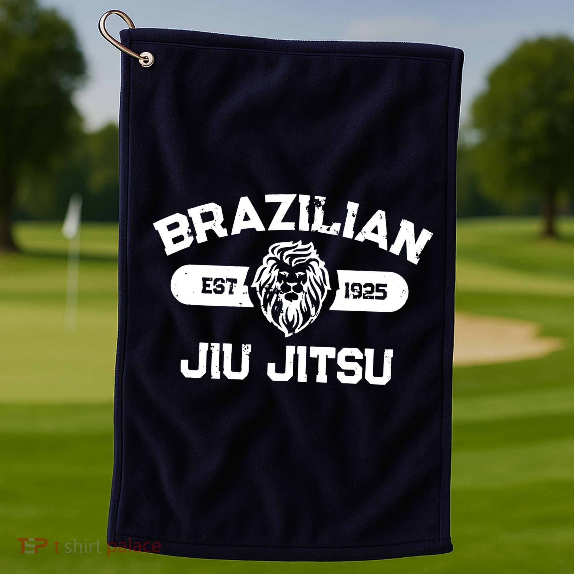 Brazilian Jiu Jitsu Established 1925 BJJ Gift MMA Fighter Golf Towel