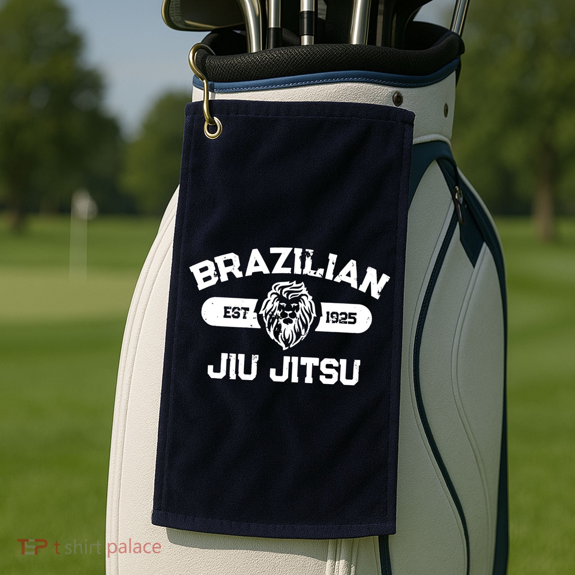 Brazilian Jiu Jitsu Established 1925 BJJ Gift MMA Fighter Golf Towel