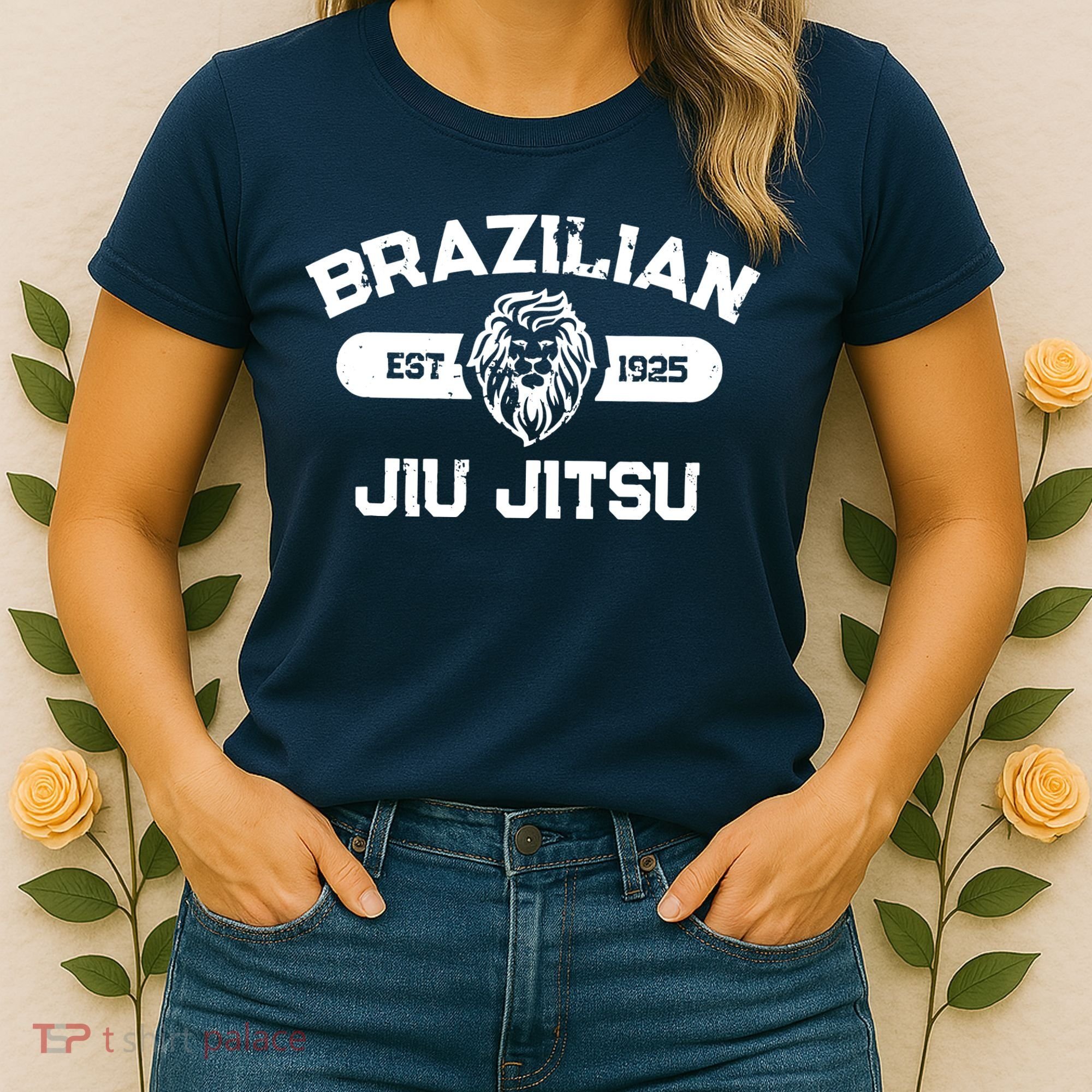 Brazilian Jiu Jitsu Established 1925 BJJ Gift MMA Fighter Women's T-Shirt