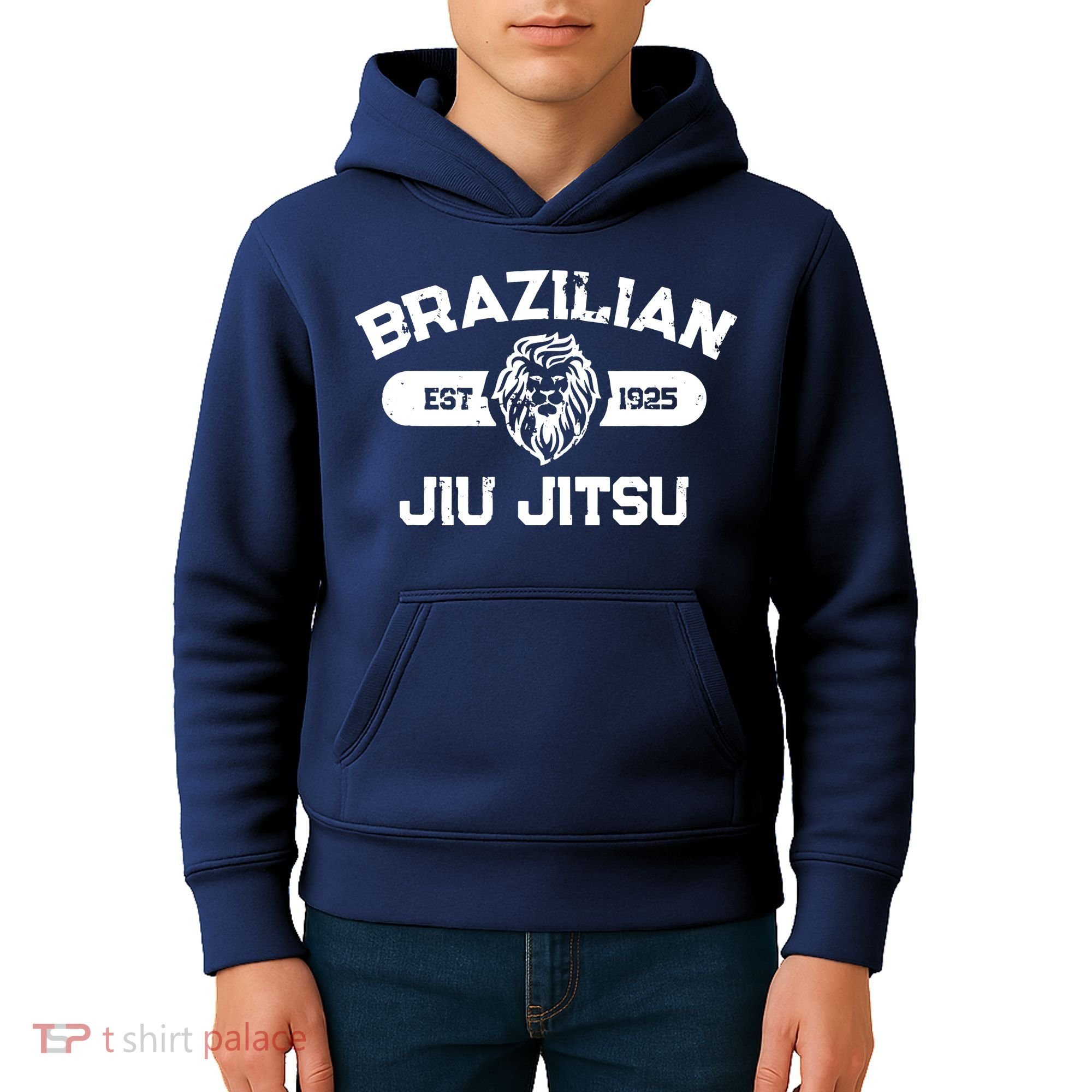 Brazilian Jiu Jitsu Established 1925 BJJ Gift MMA Fighter Kids Hoodie
