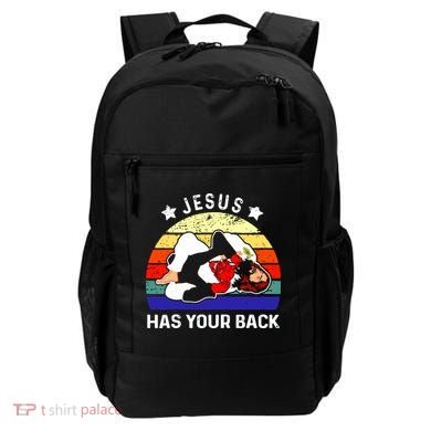 Brazilian Jiu Jitsu Jesus Has Your Back Backpack
