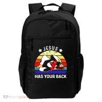 Brazilian Jiu Jitsu Jesus Has Your Back Backpack thumb 0