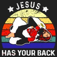 Brazilian Jiu Jitsu Jesus Has Your Back Tumbler thumb 3