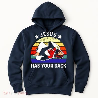 Brazilian Jiu Jitsu Jesus Has Your Back Hoodie