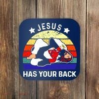 Brazilian Jiu Jitsu Jesus Has Your Back Coaster thumb 0