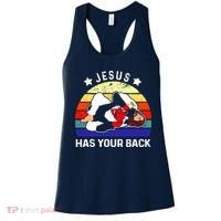 Brazilian Jiu Jitsu Jesus Has Your Back Women's Tank Top thumb 0