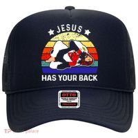 Brazilian Jiu Jitsu Jesus Has Your Back Hat thumb 0