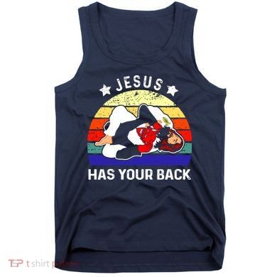 Brazilian Jiu Jitsu Jesus Has Your Back Tank Top
