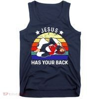 Brazilian Jiu Jitsu Jesus Has Your Back Tank Top thumb 0