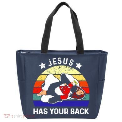 Brazilian Jiu Jitsu Jesus Has Your Back Tote Bag